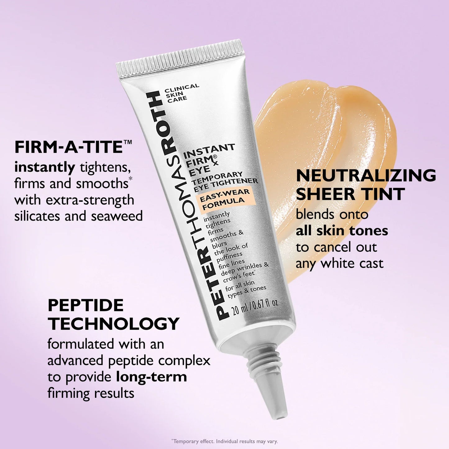 Instant Glamish Eye Temporary Eye Tightener Easy-Wear Formula
